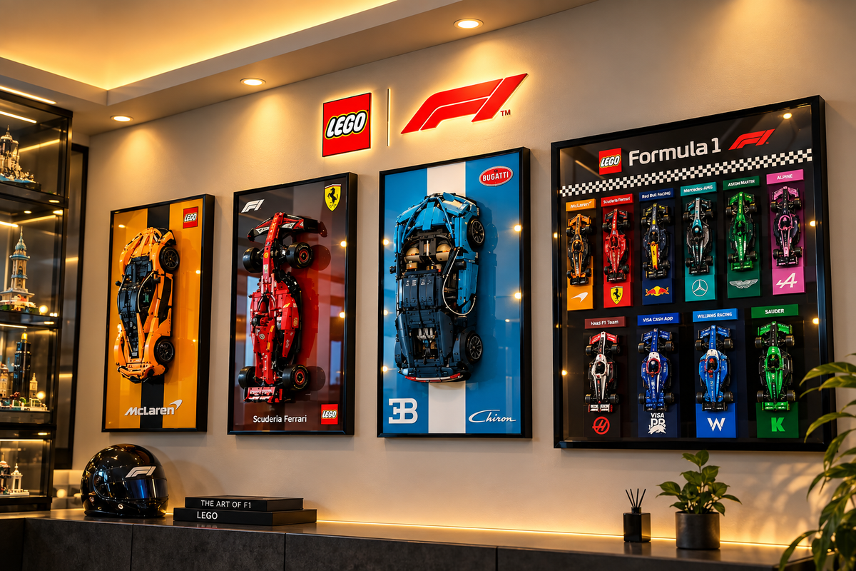 3D LEGO Car Display Board