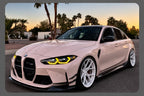 BMW M3 Competition LED Car Display Frame - Pink