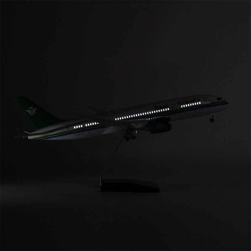 Saudi Boeing 777 1:157 Scale Model