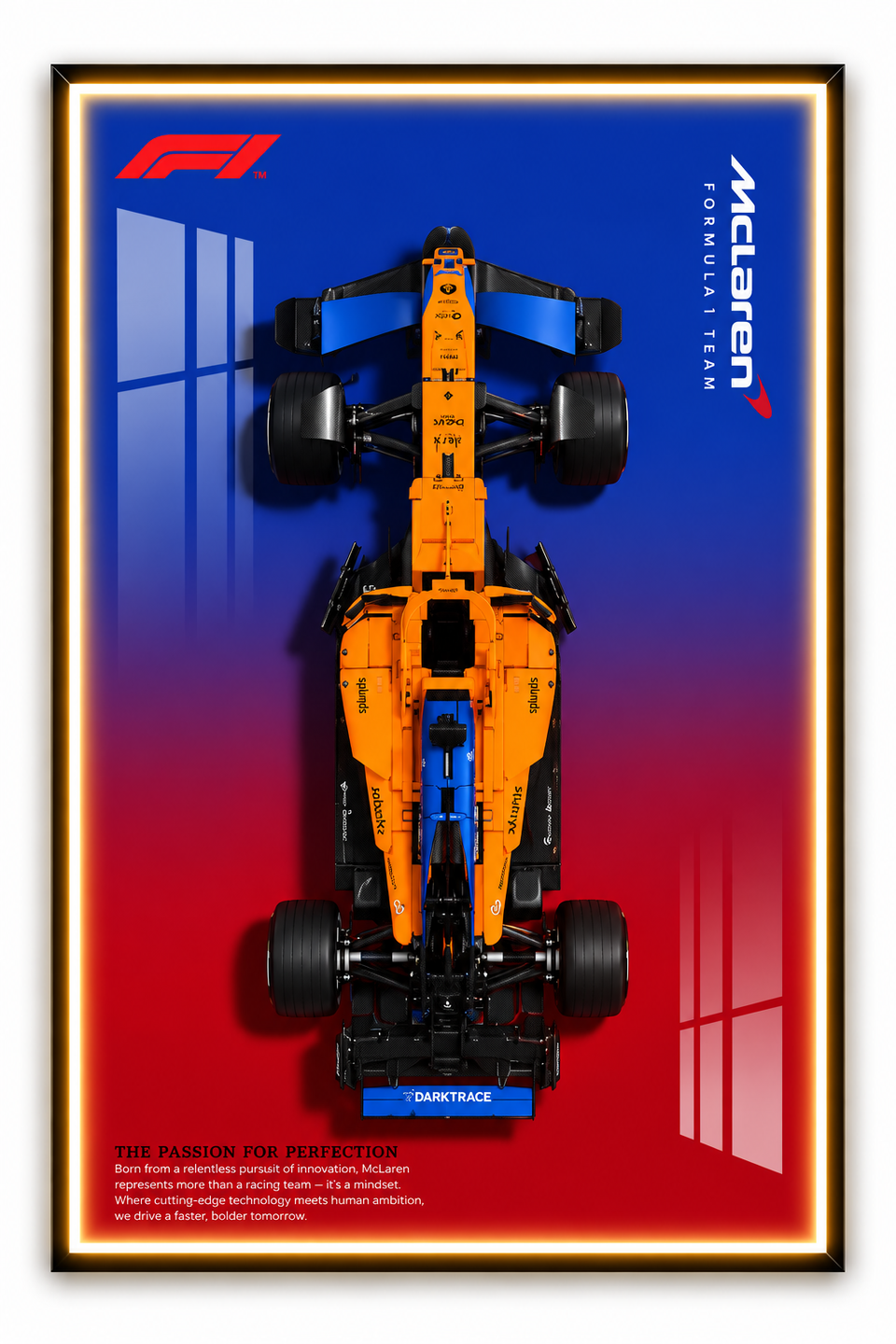 McLaren F1 Lego 3D Display Board