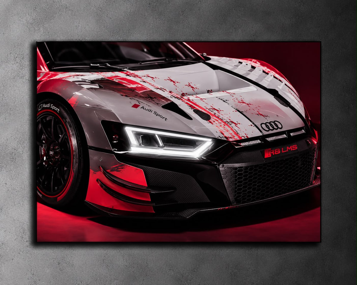 Audi R8 LMS GT3 evo II LED Car Display Frame