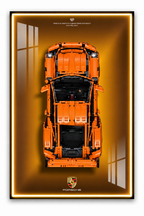 Porsche 911 GT3 RS Lego 3D Display Board