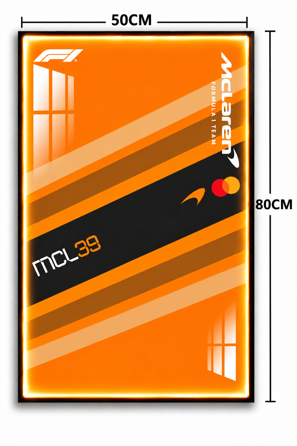 McLaren 3D Lego F1 Display Board