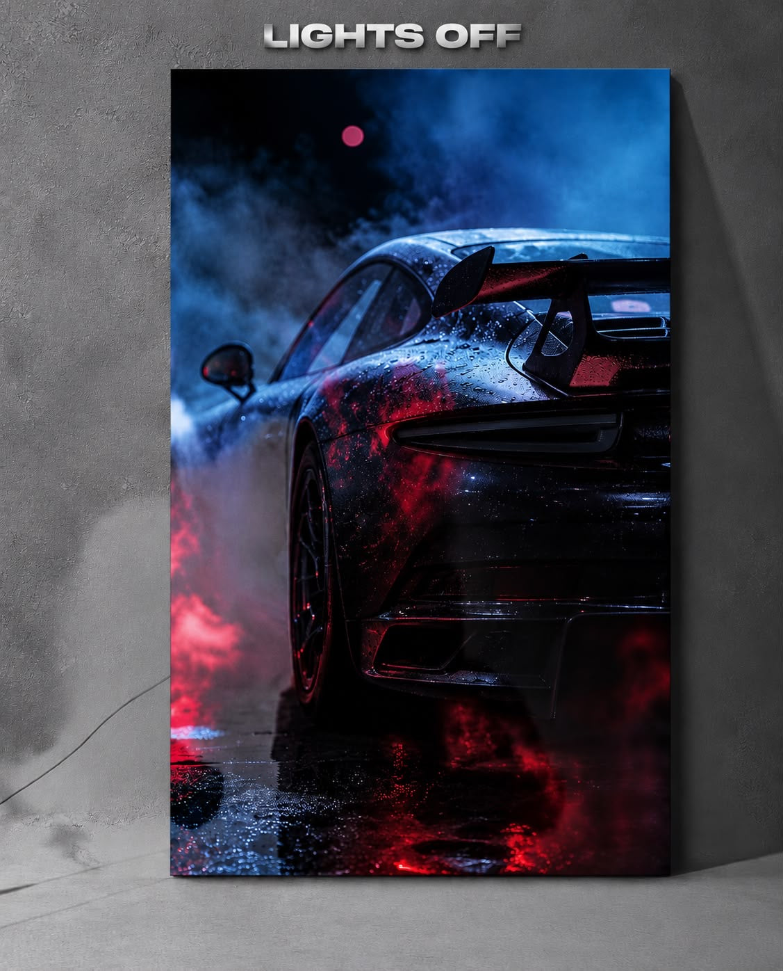Porsche 911 GT3 LED Car Display Frame