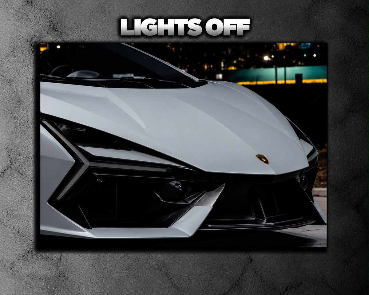 Lamborghini Revuelto LED Car Display Frame