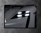 Porsche Taycan LED Car Display Frame