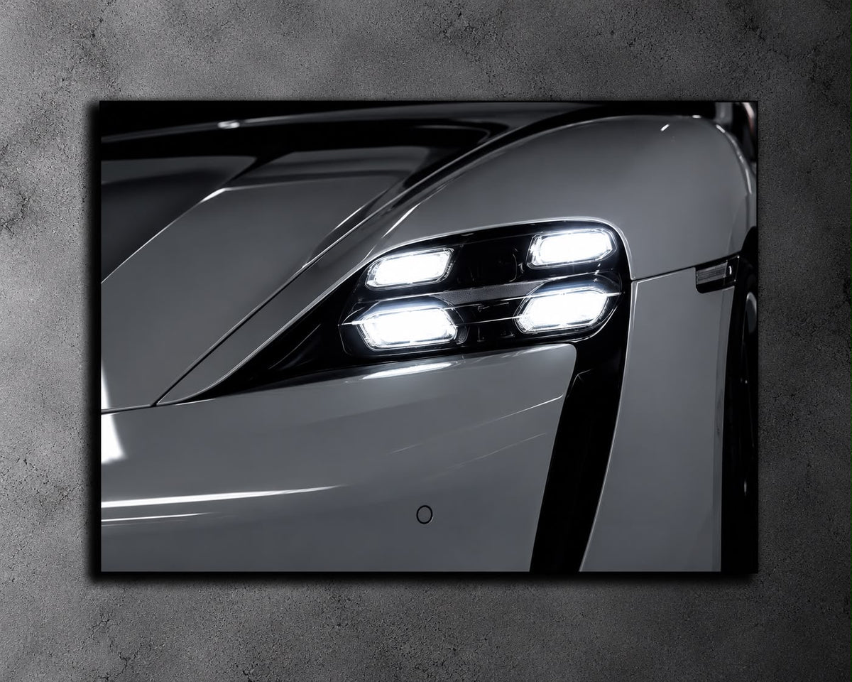 Porsche Taycan LED Car Display Frame