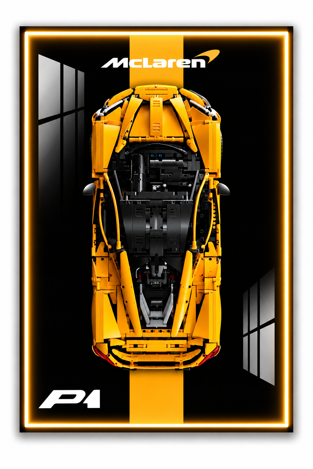 McLaren 3D Lego P1 Display Board