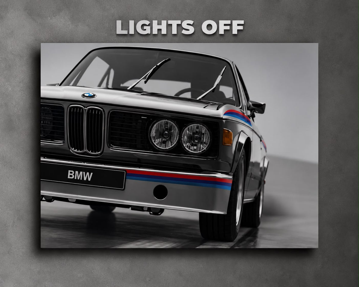 BMW 3.0 CSL LED Car Display Frame