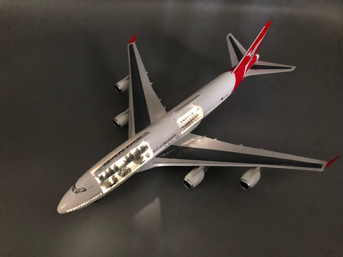 Qantas Boeing 747 1:150 Scale Model