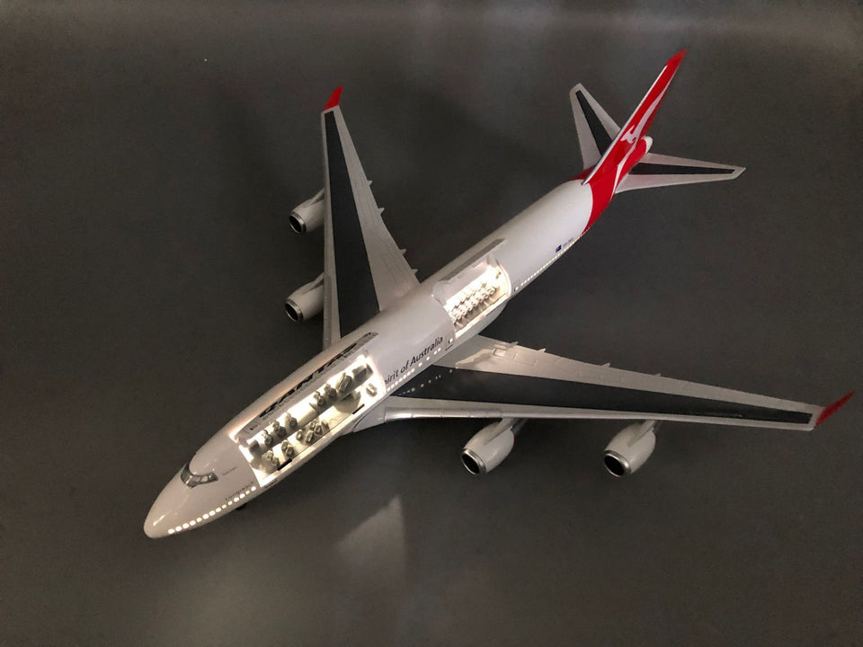 Qantas Boeing 747 1:150 Scale Model