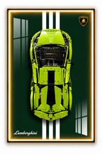 Lamborghini Sian Lego 3D Display Board