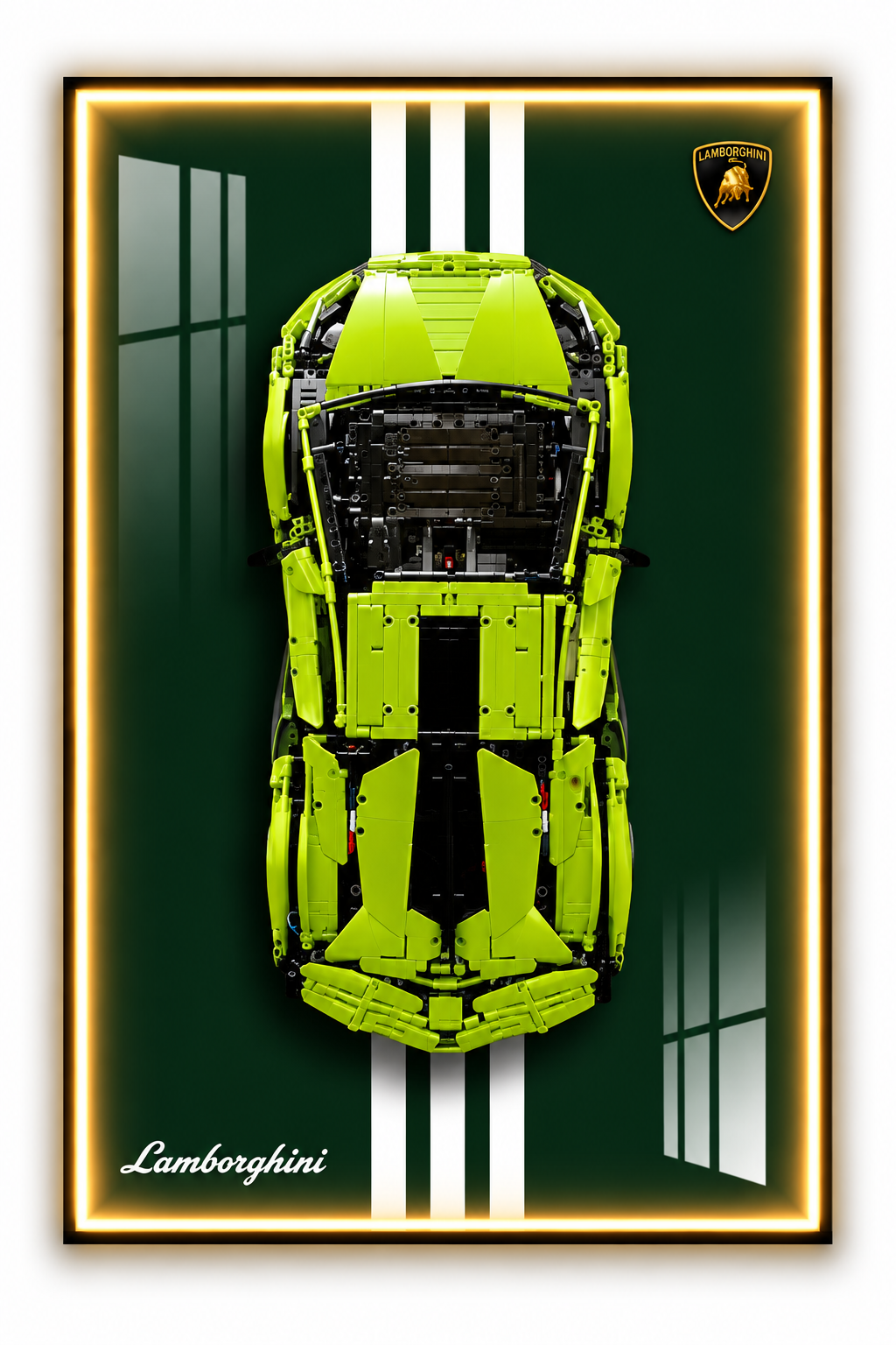 Lamborghini Sian Lego 3D Display Board