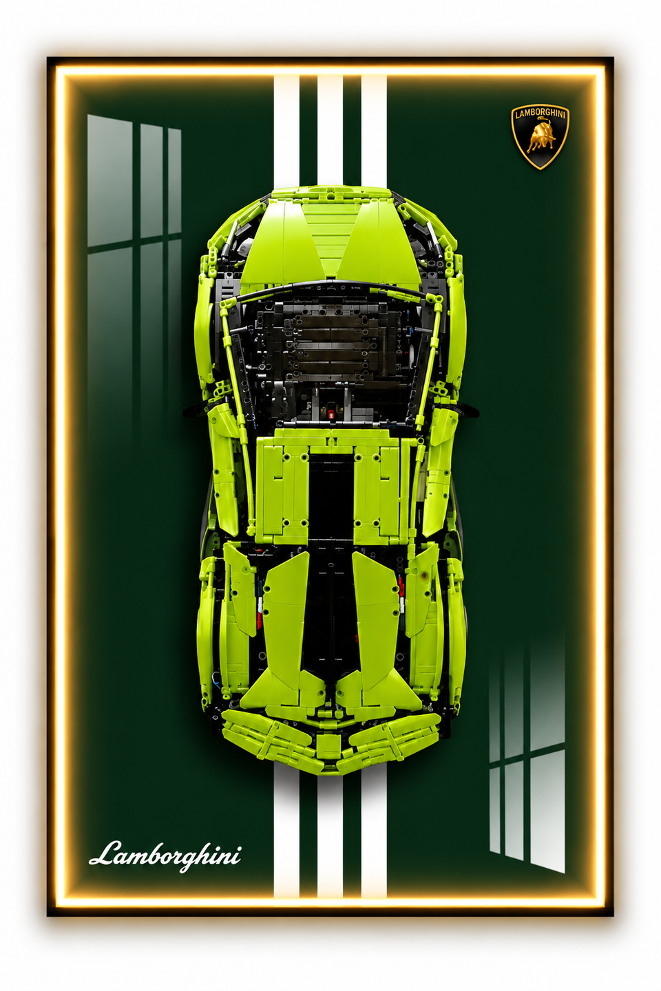Lamborghini Sian Lego 3D Display Board