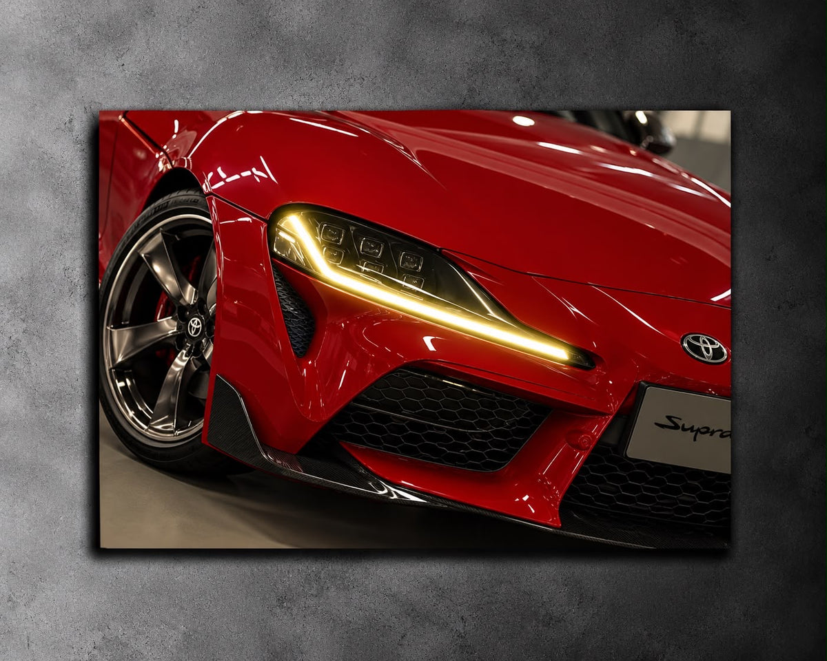 Toyota GR Supra LED Car Display Frame