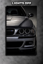 BMW Series 5 LED Car Display Frame