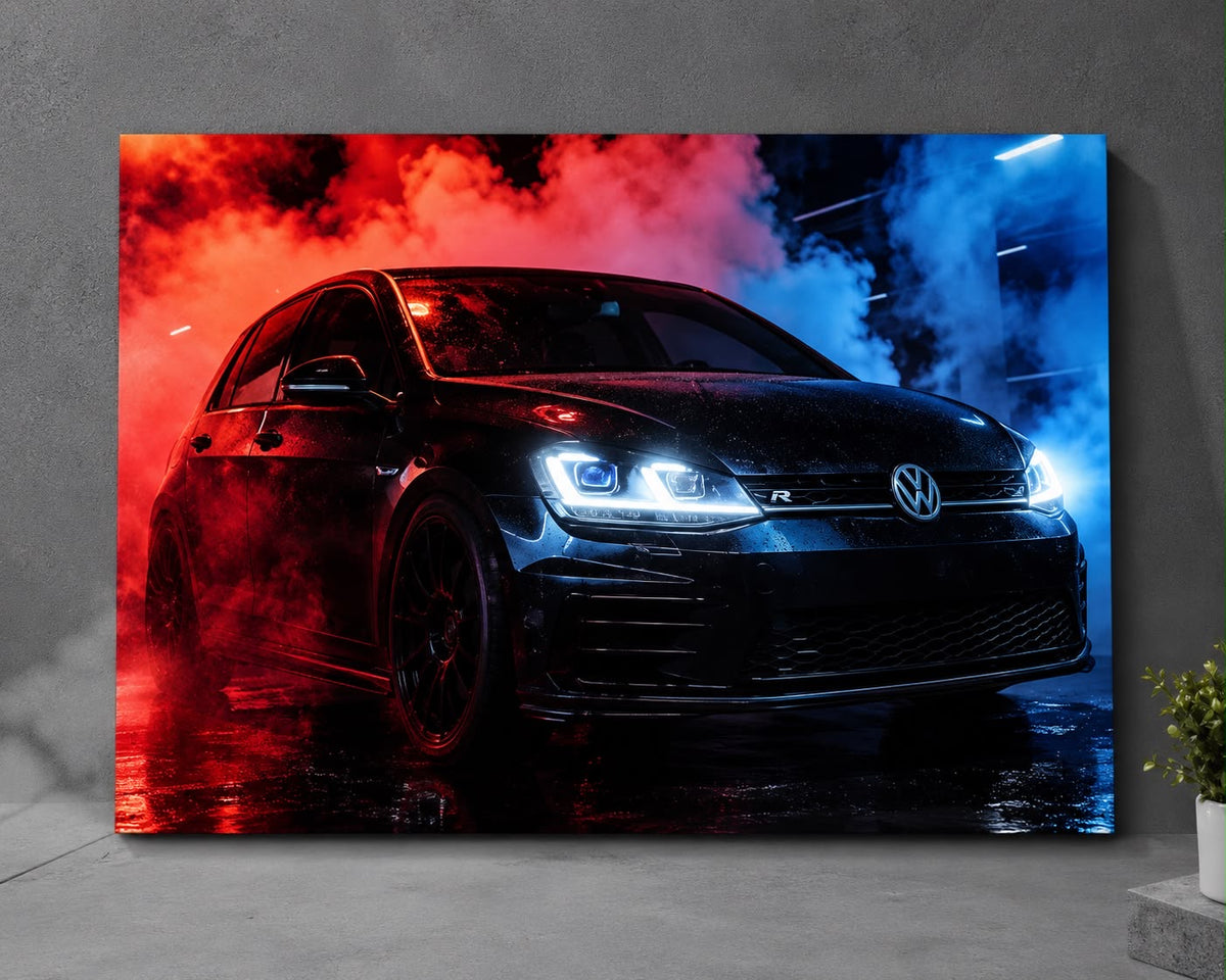Volkswagen Golf R LED Car Display Frame