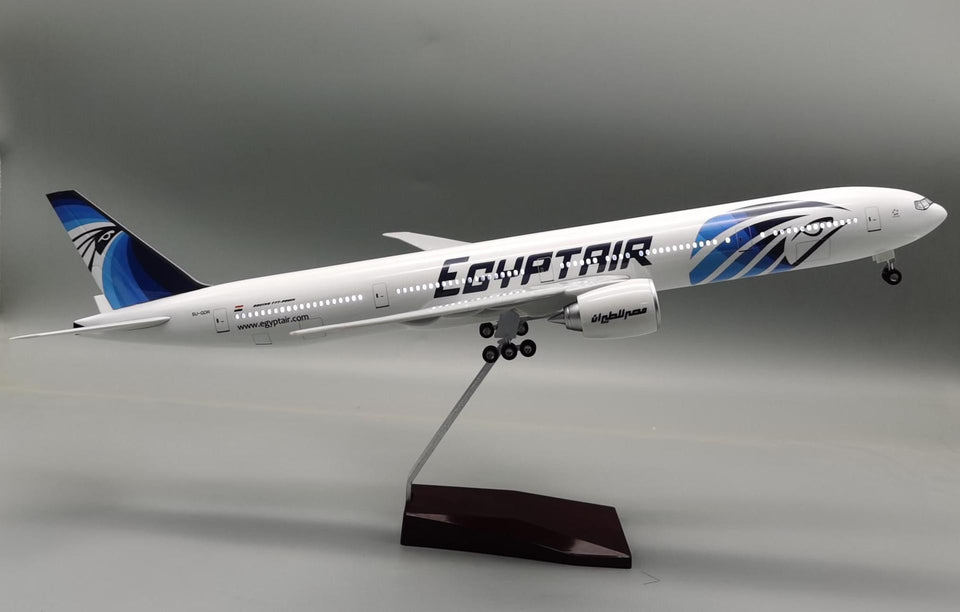 Egypt Boeing 777 1:157 Scale Model