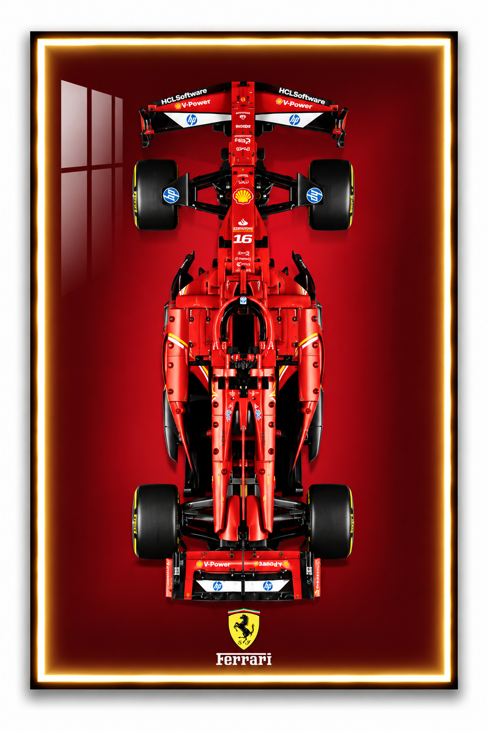 Ferrari F1 Lego 3D Display Board