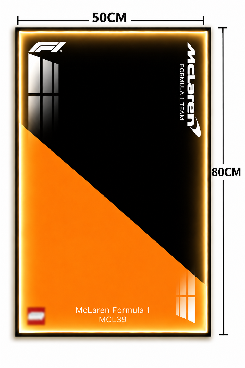 McLaren 3D Lego F1 Display Board
