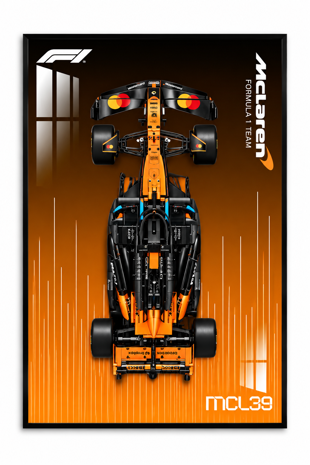McLaren 3D Lego F1 Display Board
