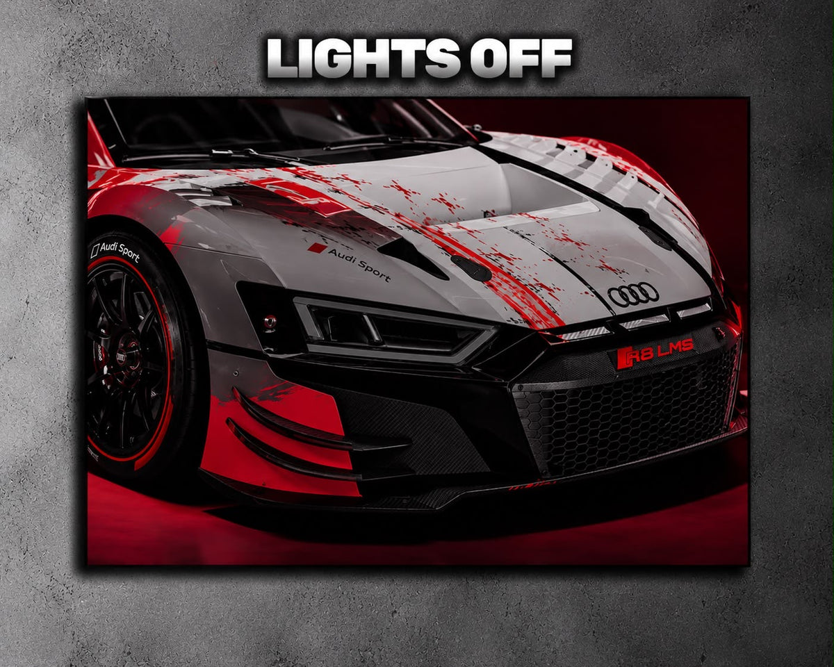 Audi R8 LMS GT3 evo II LED Car Display Frame