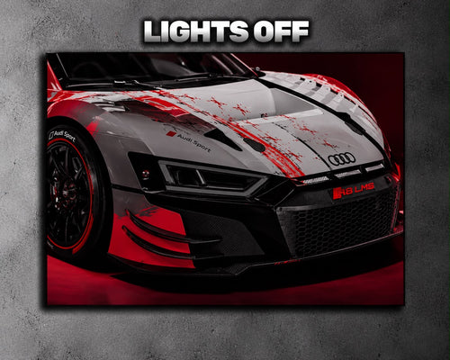 Audi R8 LMS GT3 evo II LED Car Display Frame