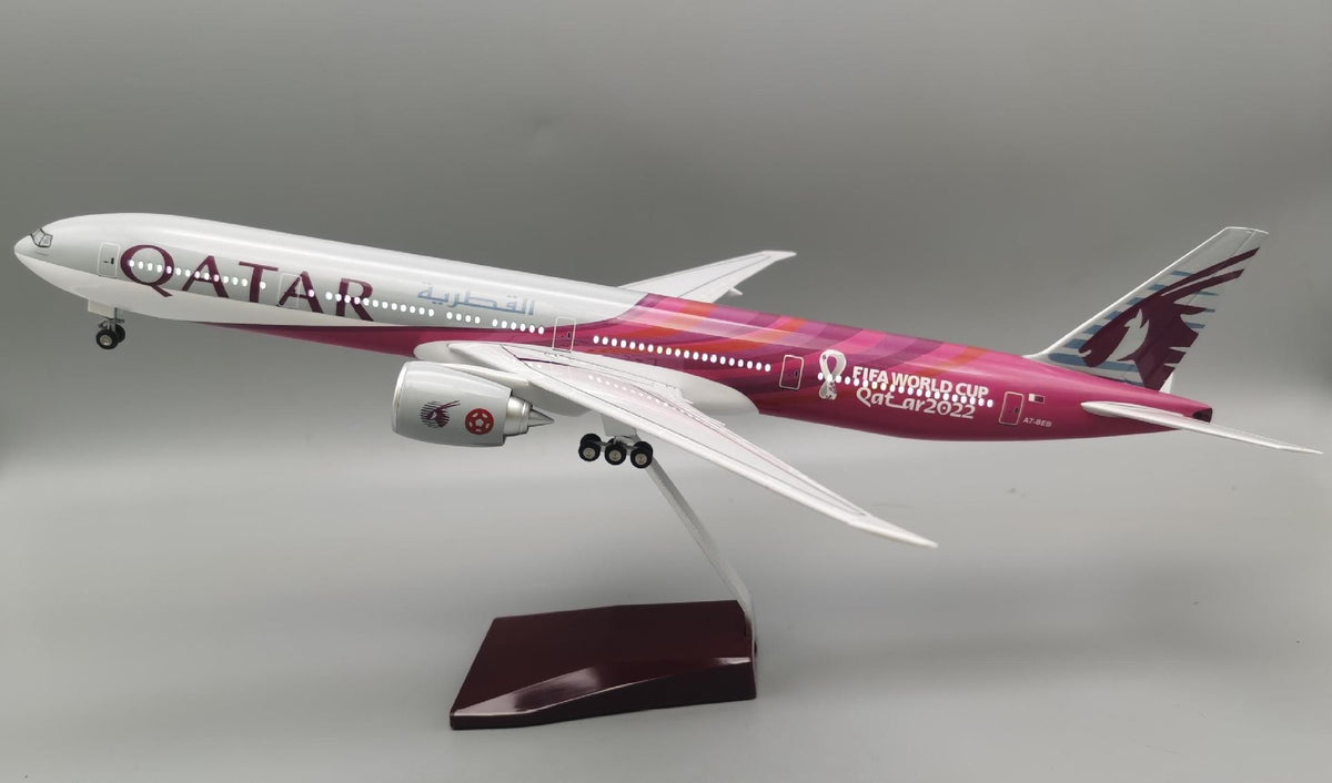 Qatar Airways World Cup 2022 Boeing 777 1:157 Scale Model