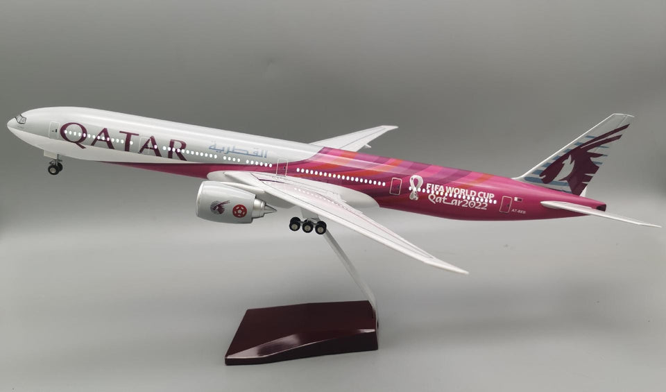 Qatar Airways World Cup 2022 Boeing 777 1:157 Scale Model