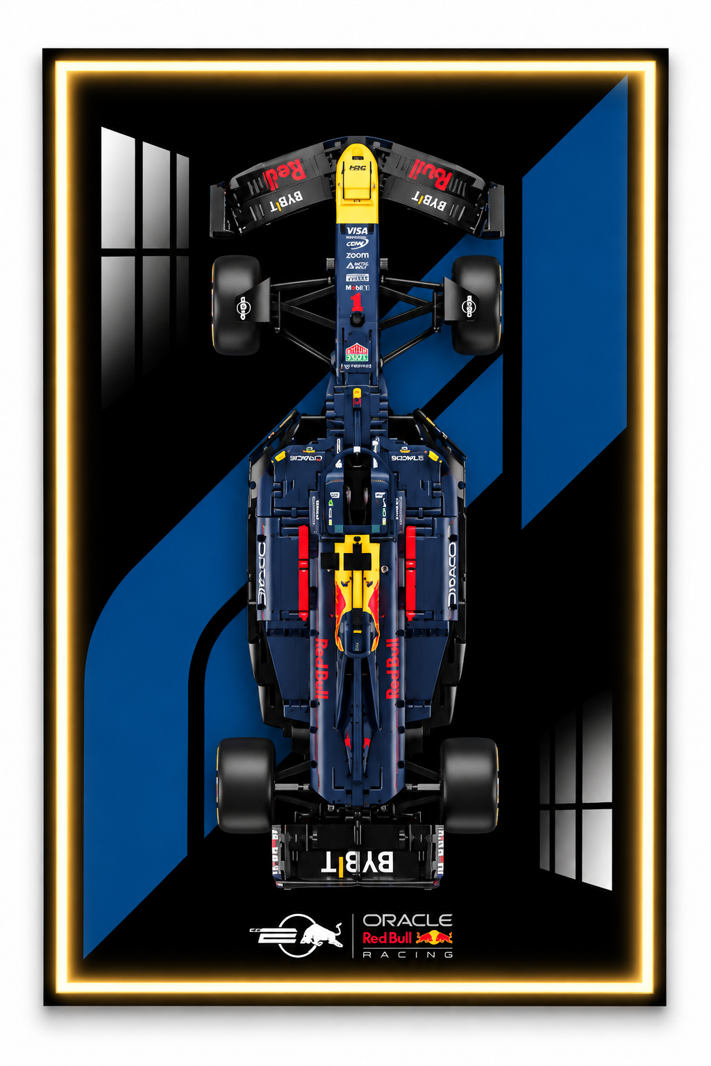Red Bull F1 Lego 3D Display Board