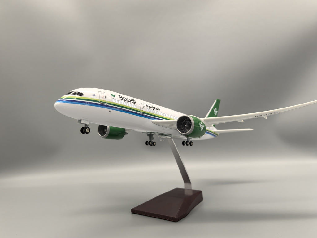 Saudi Boeing 777 1:157 Scale Model