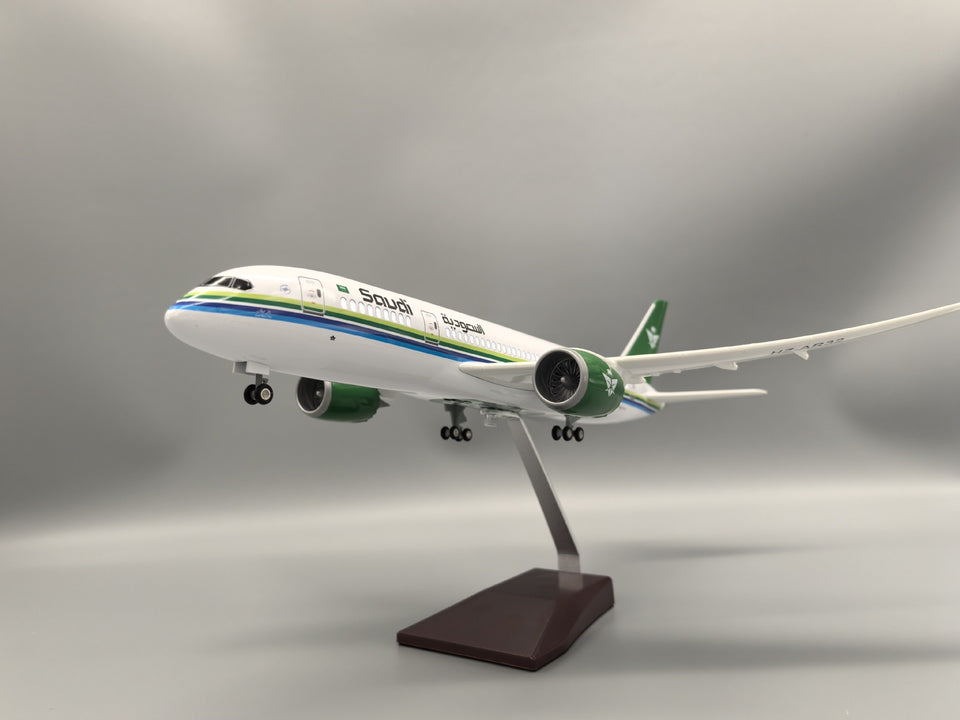 Saudi Boeing 777 1:157 Scale Model