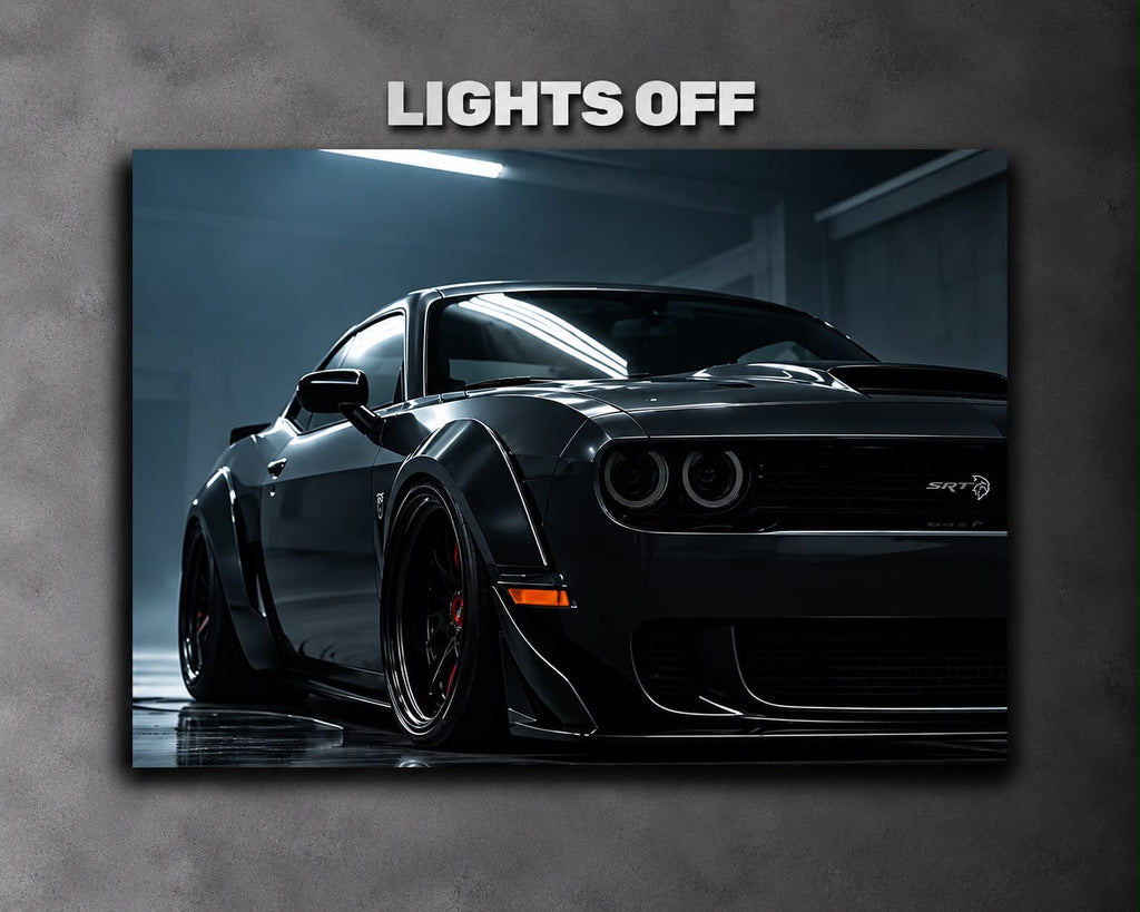Dodge Challenger SRT LED Car Display Frame