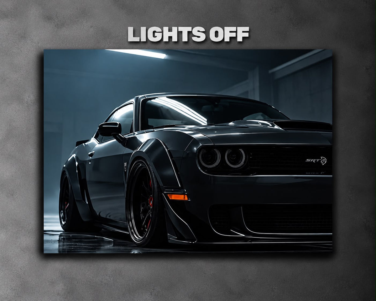 Dodge Challenger SRT LED Car Display Frame