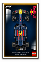Red Bull F1 Lego 3D Display Board