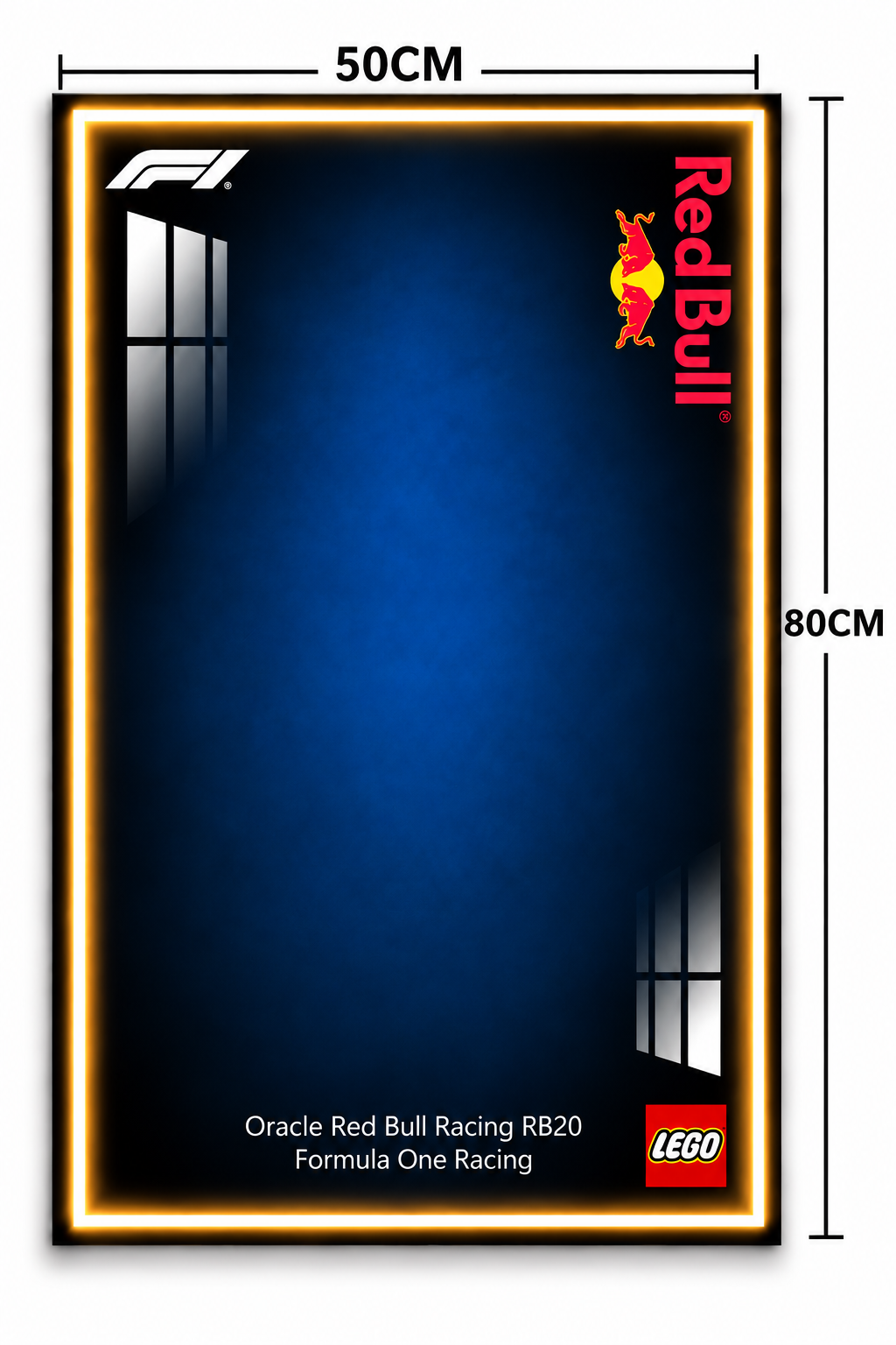 Red Bull F1 Lego 3D Display Board