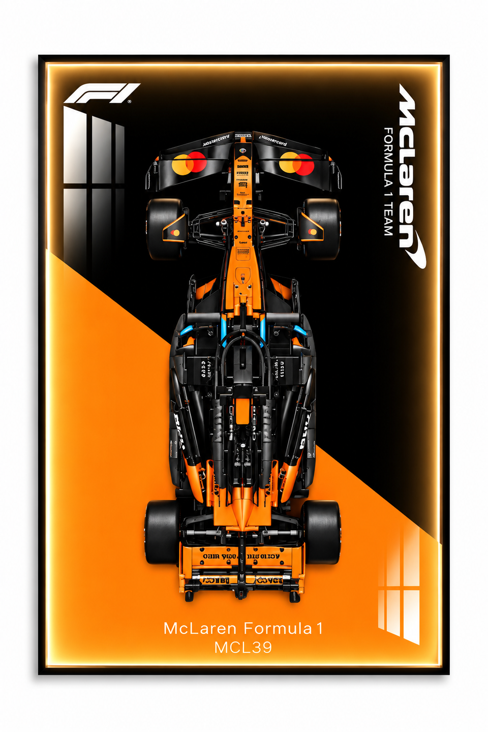 McLaren 3D Lego F1 Display Board