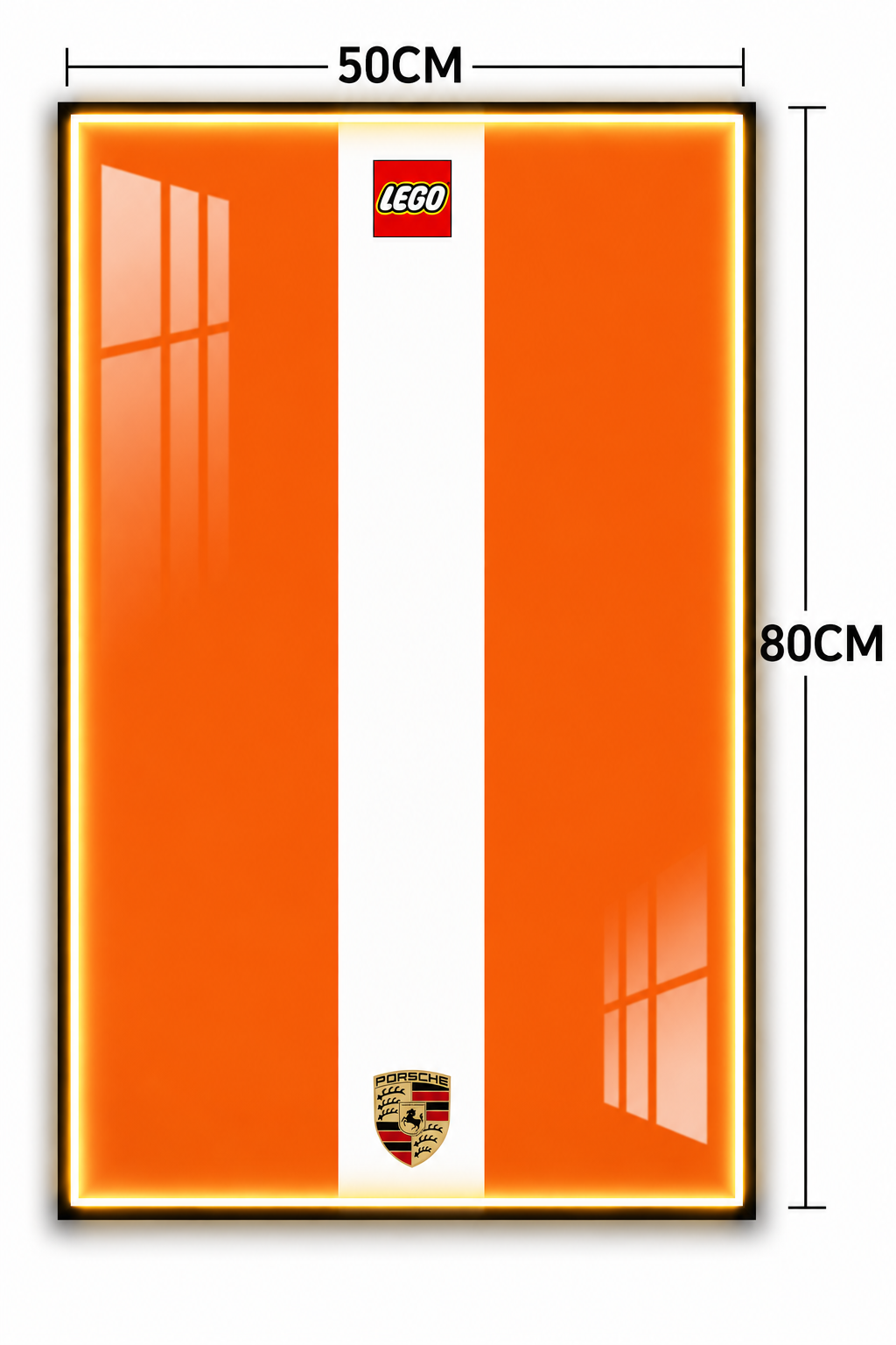 Porsche 911 GT3 RS Lego 3D Display Board