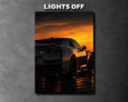 Nissan GT-R R35 LED Car Display Frame