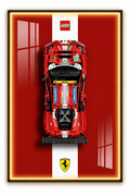 Ferrari GTE Lego 3D Display Board