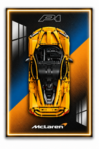 McLaren 3D Lego P1 Display Board