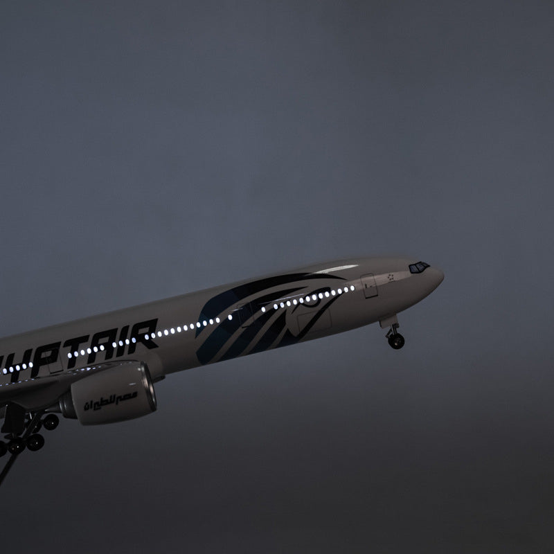 Egypt Boeing 777 1:157 Scale Model