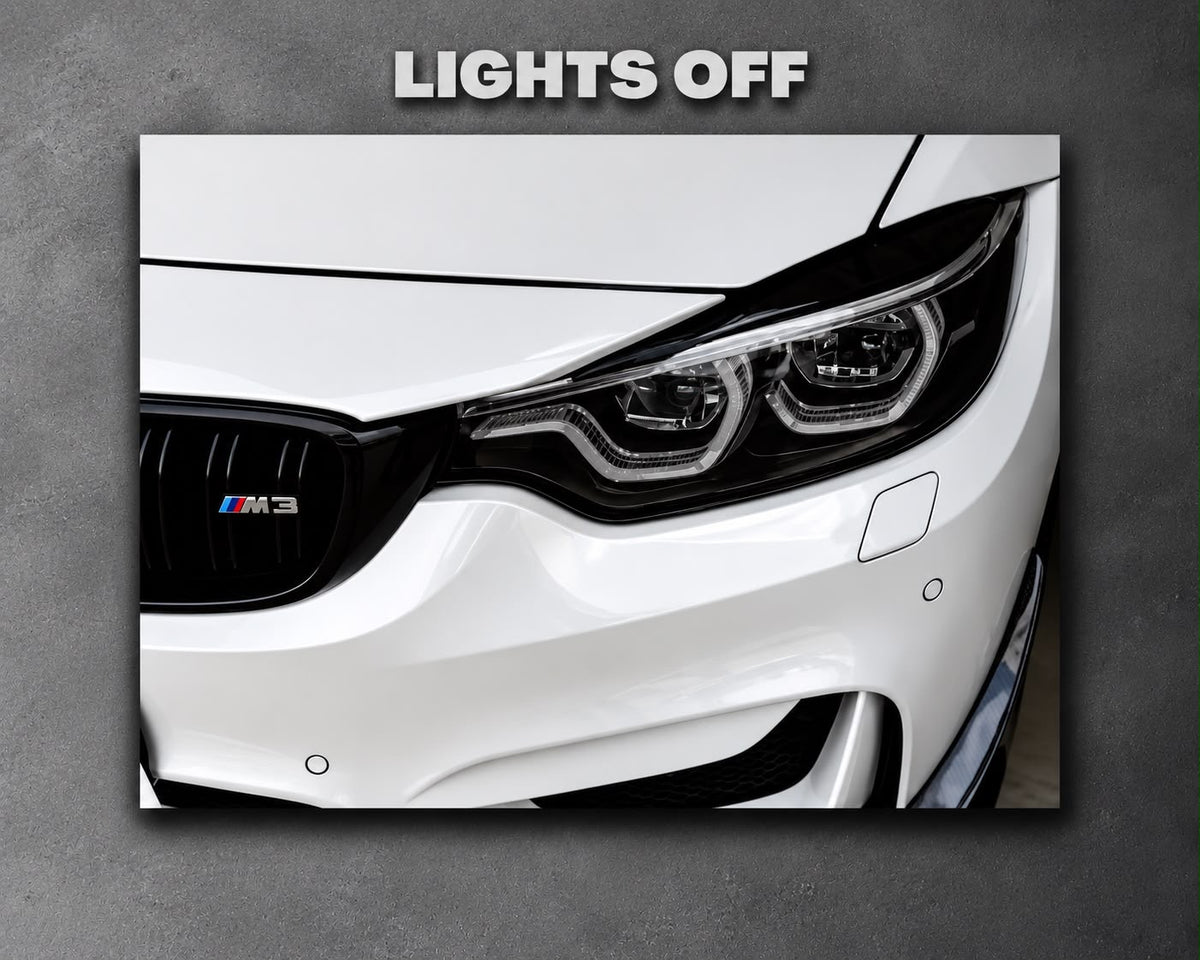 BMW M3 LED Car Display Frame