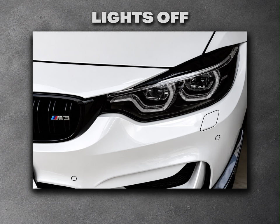 BMW M3 LED Car Display Frame