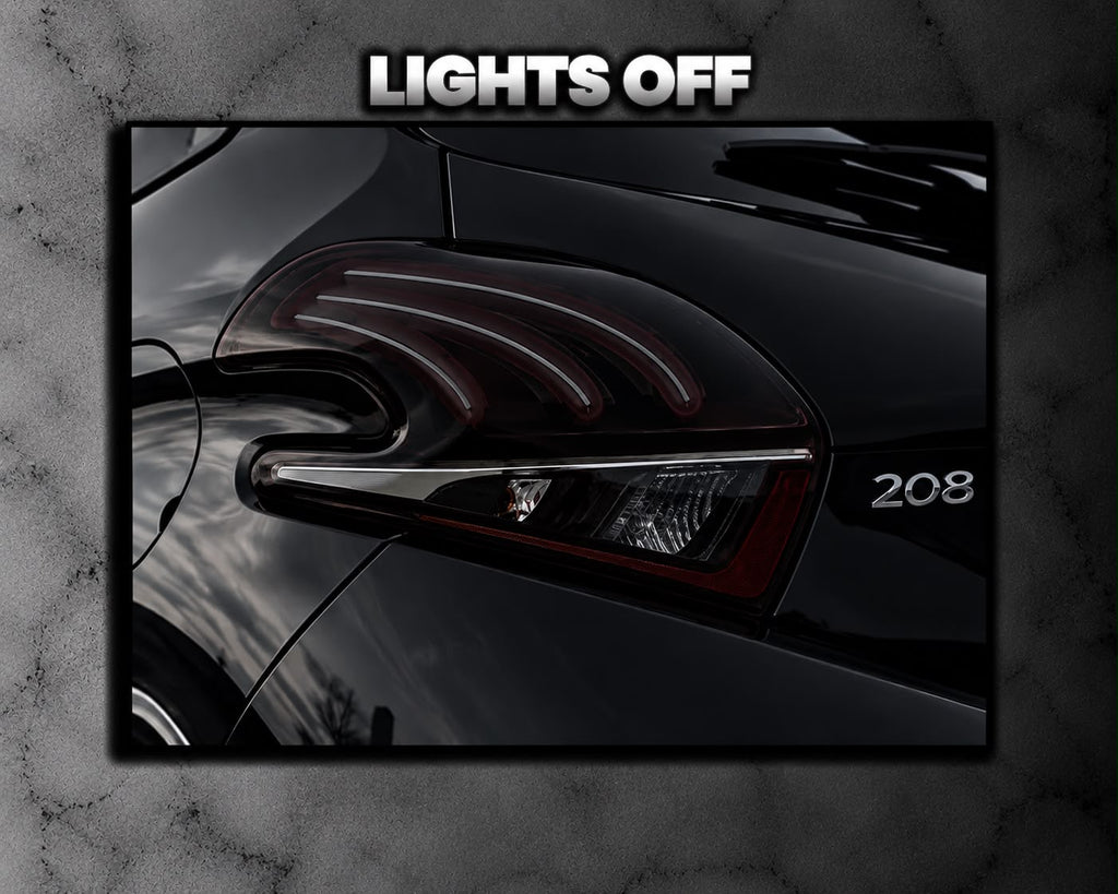 Peugeot 208 LED Car Display Frame