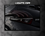 Peugeot 208 LED Car Display Frame