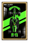 Kick Sauber F1 Lego 3D Display Board