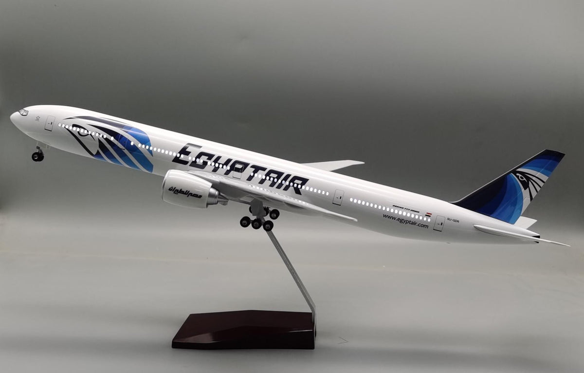 Egypt Boeing 777 1:157 Scale Model