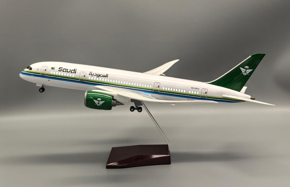 Saudi Boeing 777 1:157 Scale Model