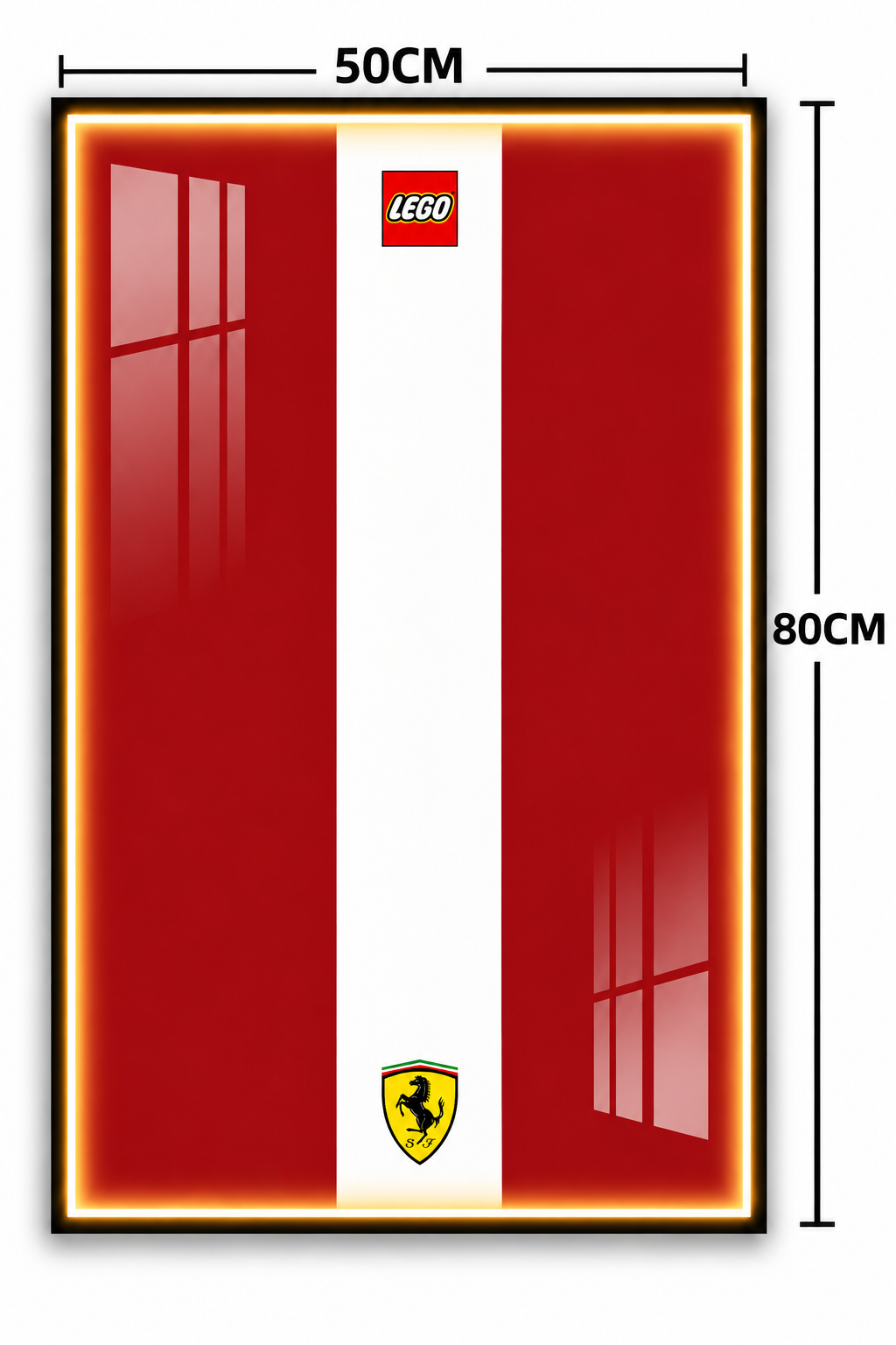 Ferrari GTE Lego 3D Display Board